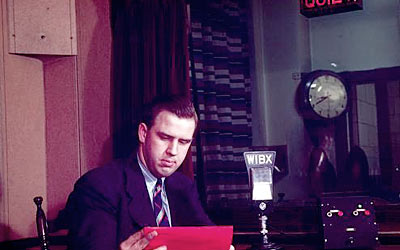 Glenn in the studio.